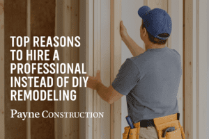 Professional Instead of DIY Remodeling