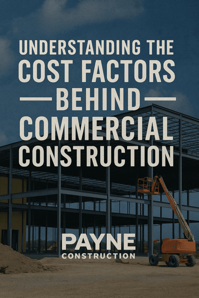 Cost Factors Behind Commercial Construction