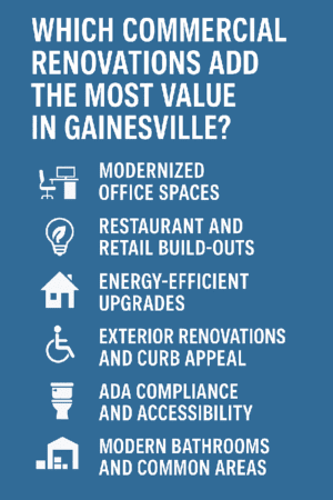 Commercial Renovations That Add the Most Value